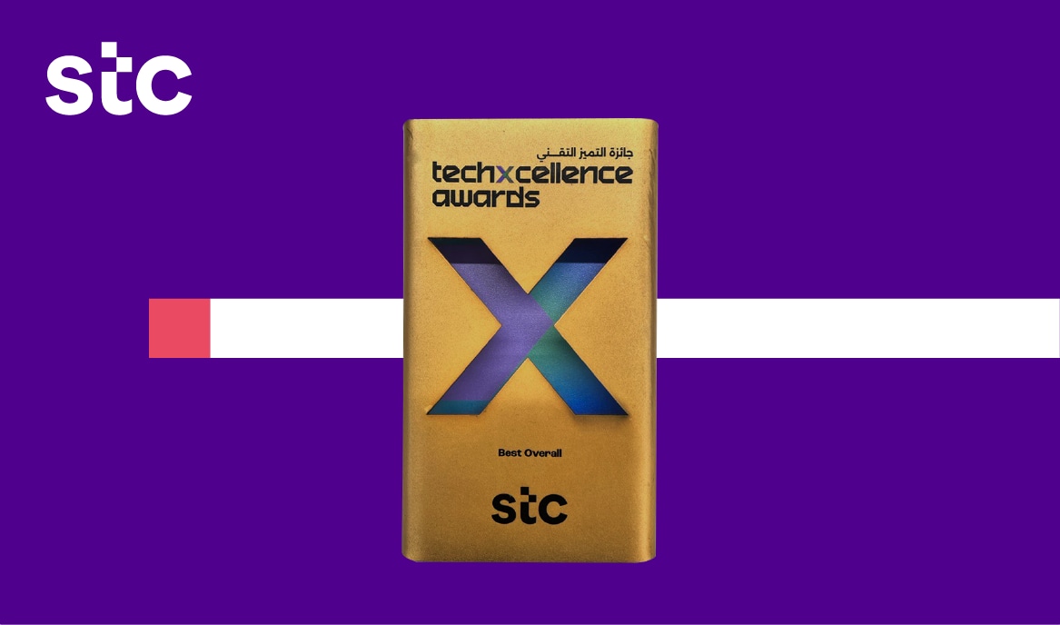 Rawafed from stc awarded the Technology Excellence Award from MCIT